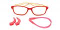 Samantha Discount Kids Prescription Glasses Red