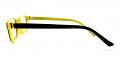 Dylan Prescription Eyeglasses Black Yellow