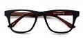 Nathan Cheap Eyeglasses Black Brown 