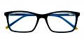 Tiburon Eyeglasses Black Blue 