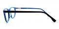 Harper Prescription Eyeglasses Black Blue 