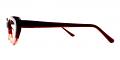 Upland Prescription Eyeglasses Brown Red 