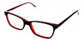 Paradise Discount Eyeglasses Black Red