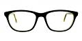 Escondido Cheap Eyeglasses Black Yellow 