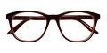 Pacoima Cheap Eyeglasses Brown Red