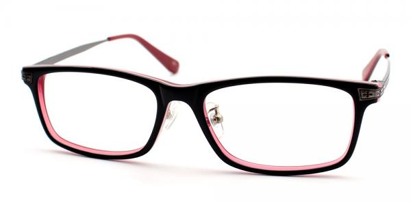 Joshua Eyeglasses Black Red