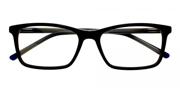 Tiburon Eyeglasses Black Demi