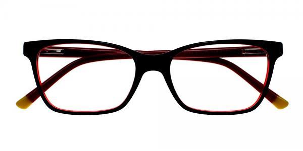 Paradise Eyeglasses Black Red