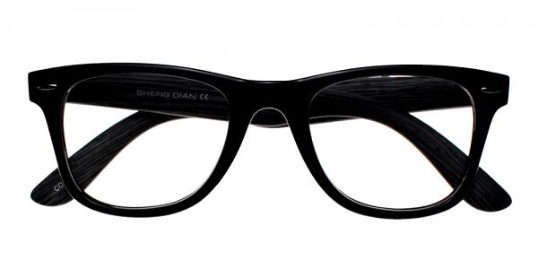 Rancho Eyeglasses Black Wood