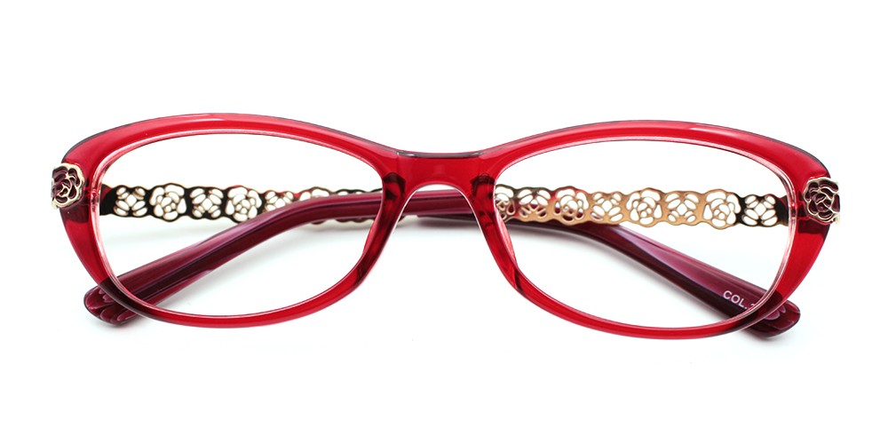 Peyton Eyeglasses Red