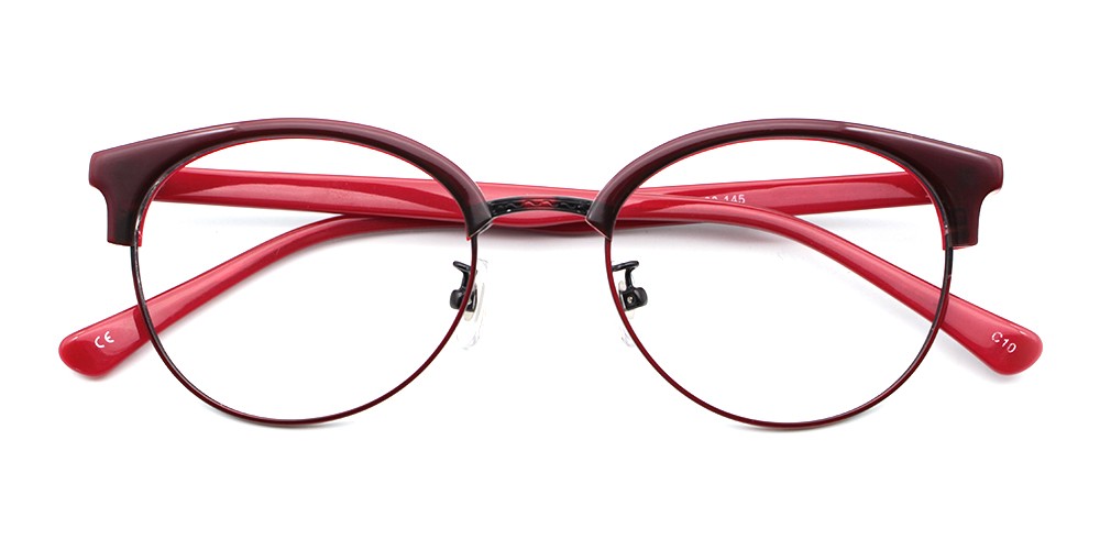 Elena Eyeglasses Red