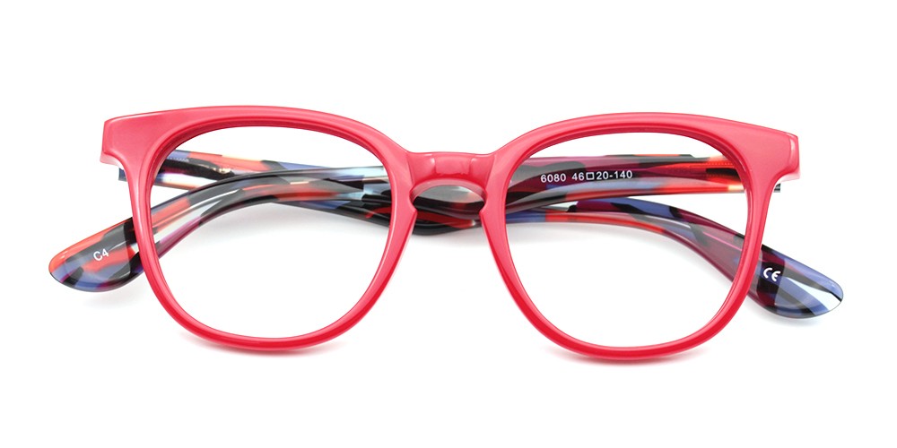 Audrey Eyeglasses Red