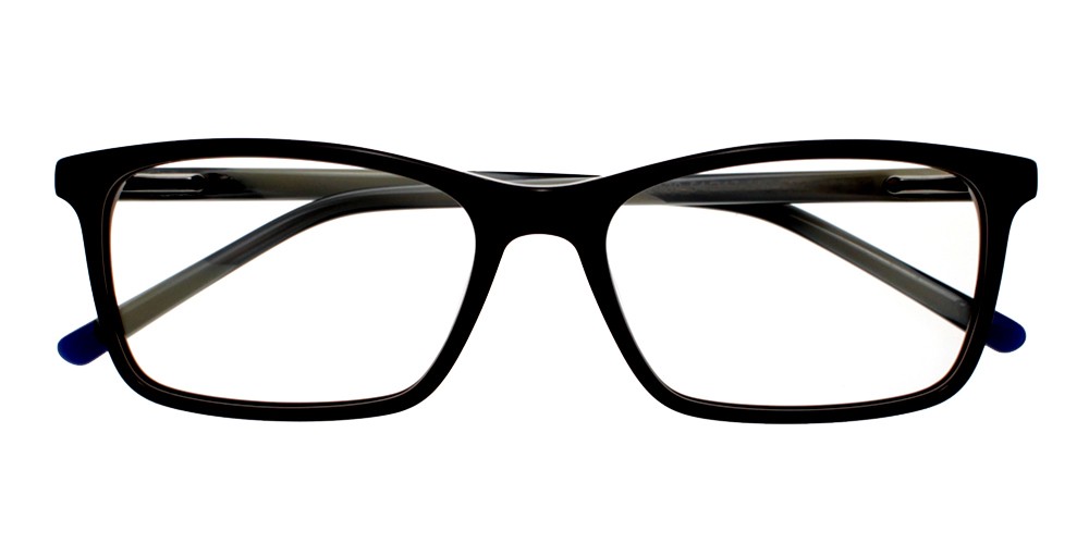 Tiburon Eyeglasses Black Demi