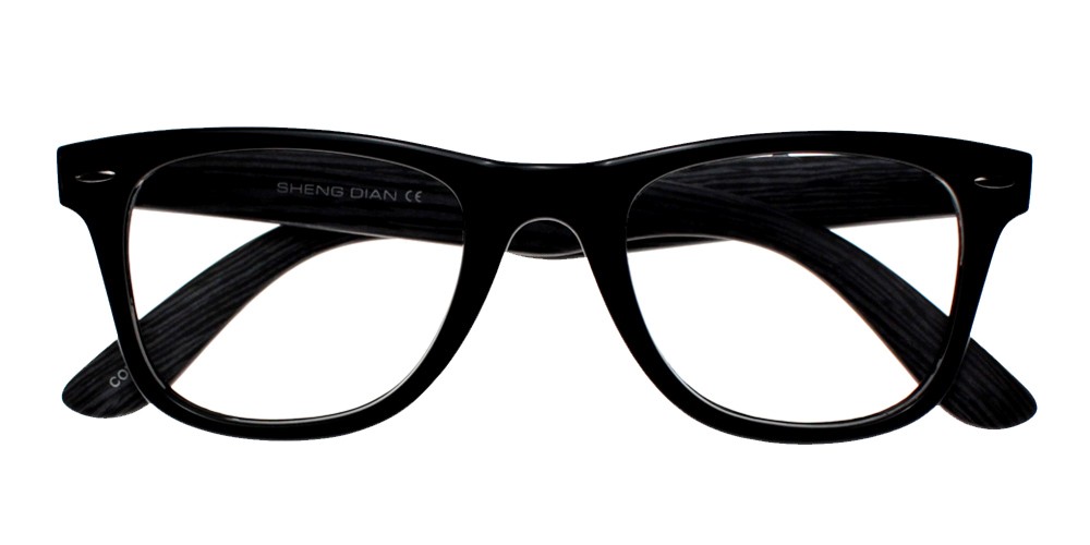 Rancho Eyeglasses Black Wood