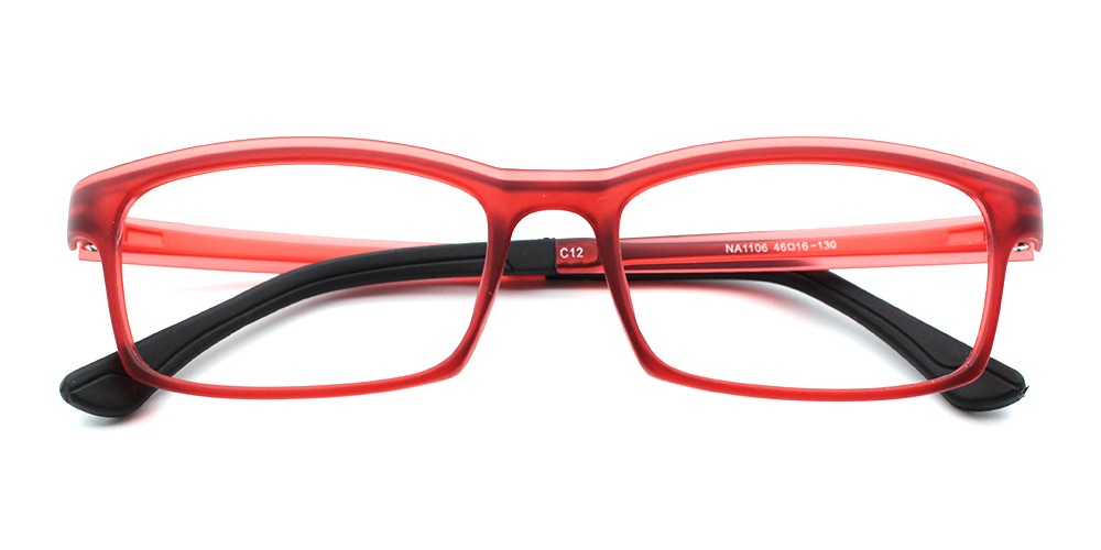 Julian Kids Eyeglasses Red