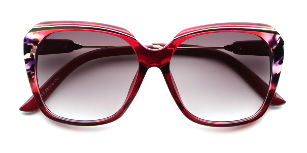 Layla Rx Sunglasses Red