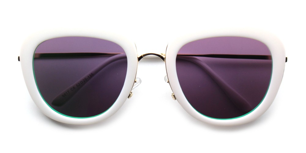 Emily Rx Sunglasses White