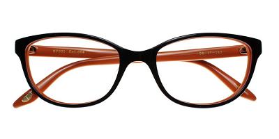 Quincy Eyeglasses Brown Orange