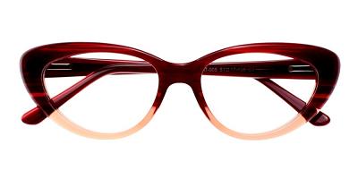 Upland Eyeglasses Brown Red