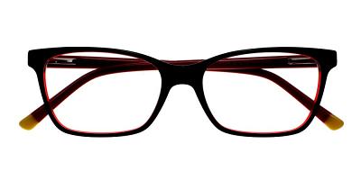 Paradise Eyeglasses Black Red