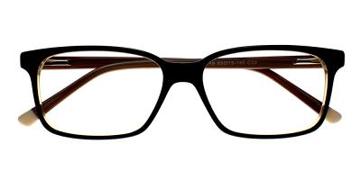 Benicia Eyeglasses Yellow Black