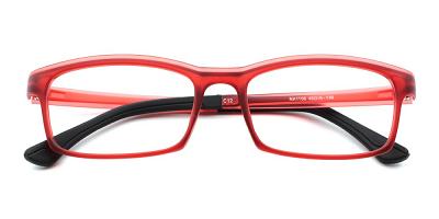 Julian Kids Eyeglasses Red